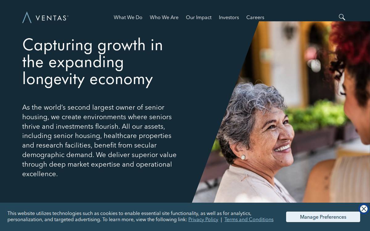 Ventas website preview
