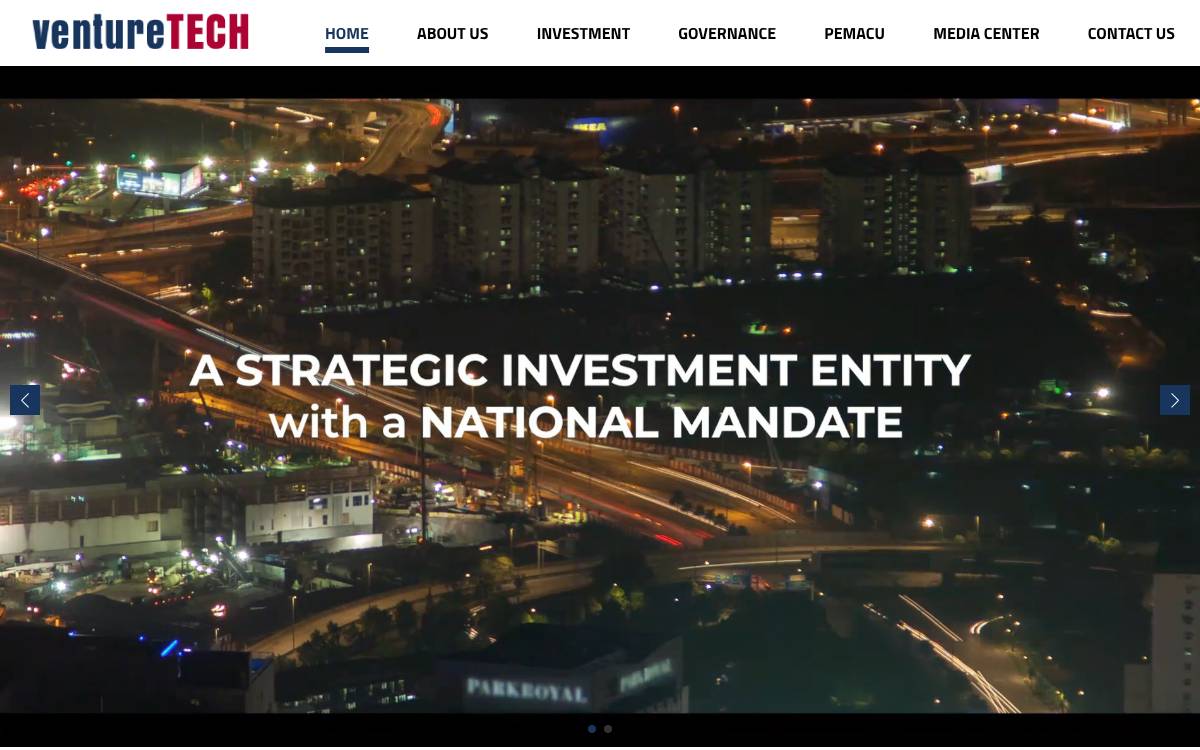 VentureTECH website preview