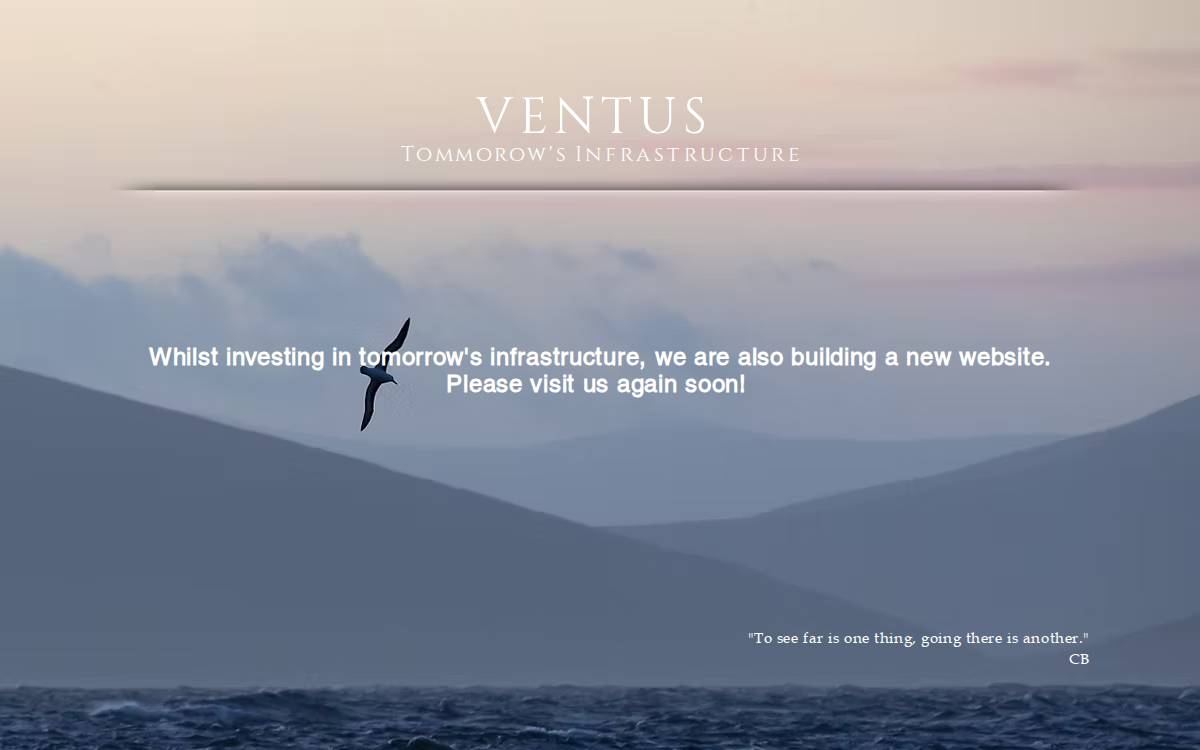 Ventus website preview