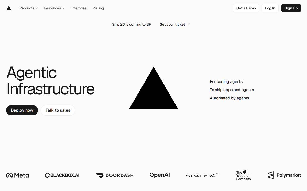 Vercel website preview