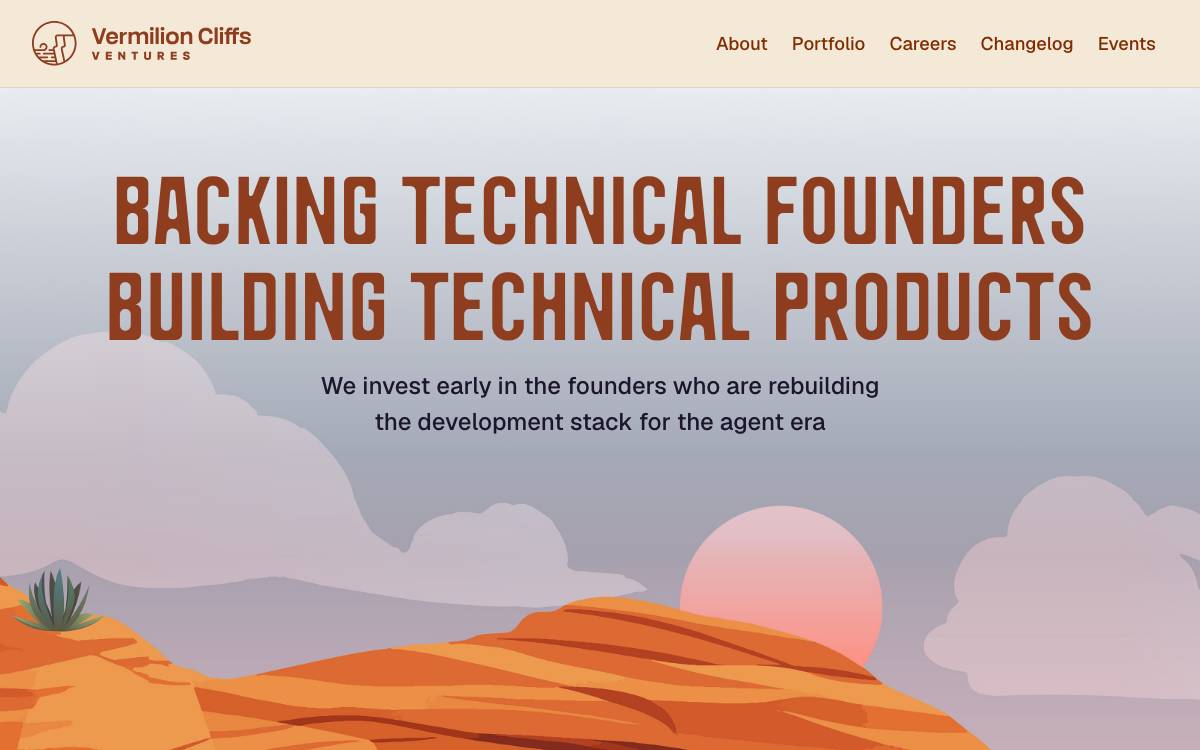 Vermilion Cliffs Ventures website preview