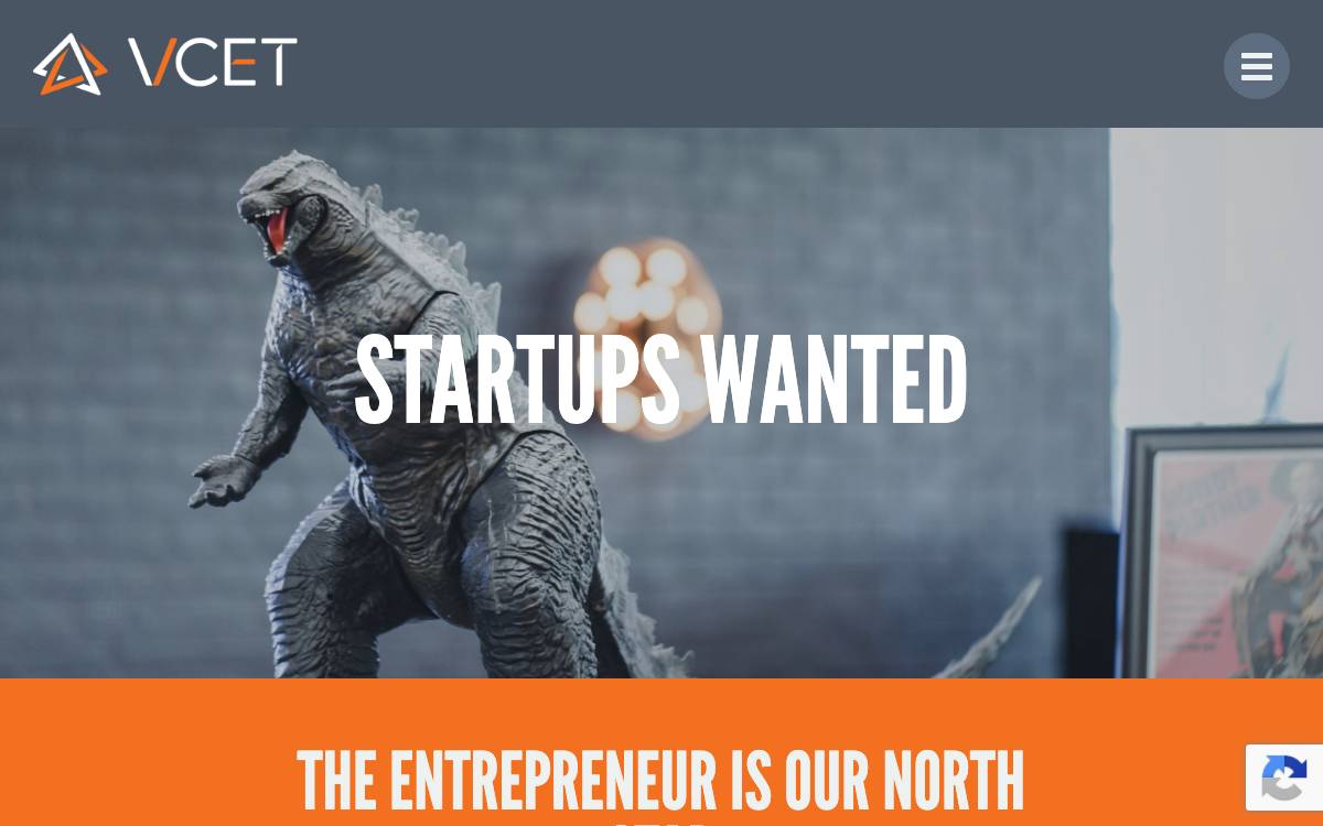 Vermont Center for Emerging Technologies (VCET) website preview