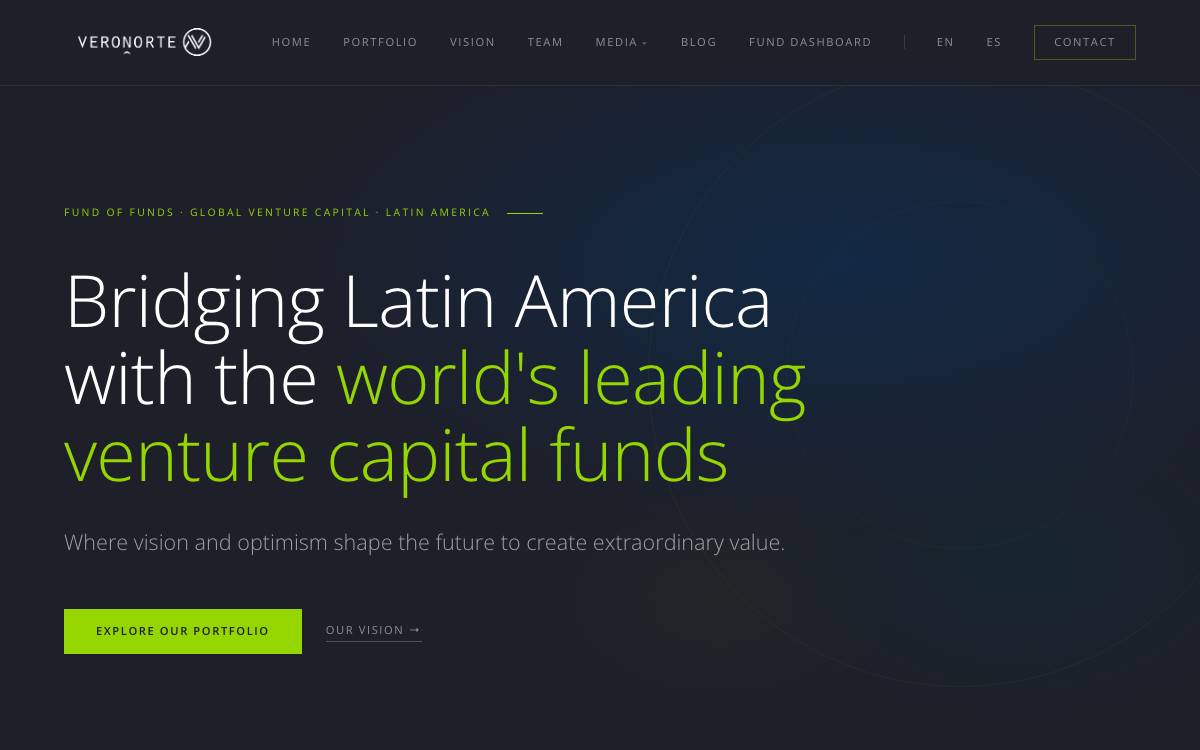 Veronorte website preview
