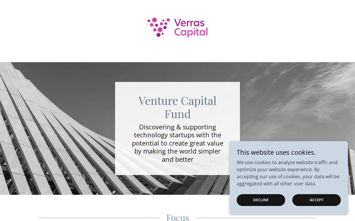 Verras Capital LP website preview