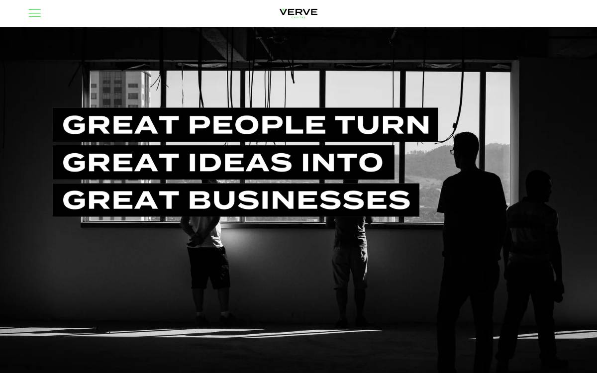 Verve Capital website preview