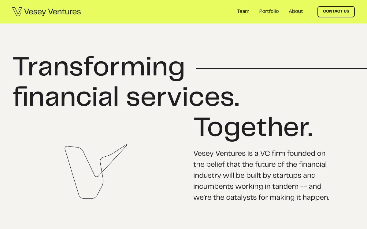 Vesey Ventures website preview