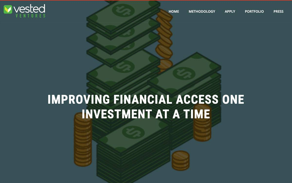 Vested Ventures website preview
