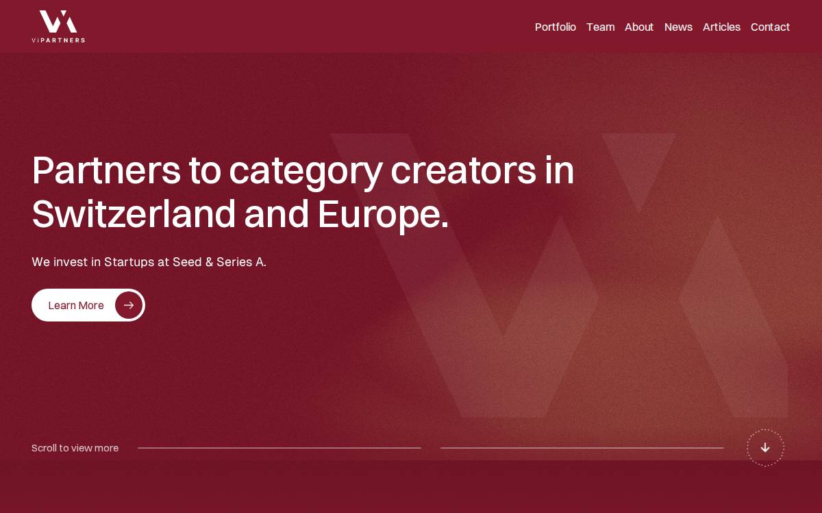 VI Partners website preview