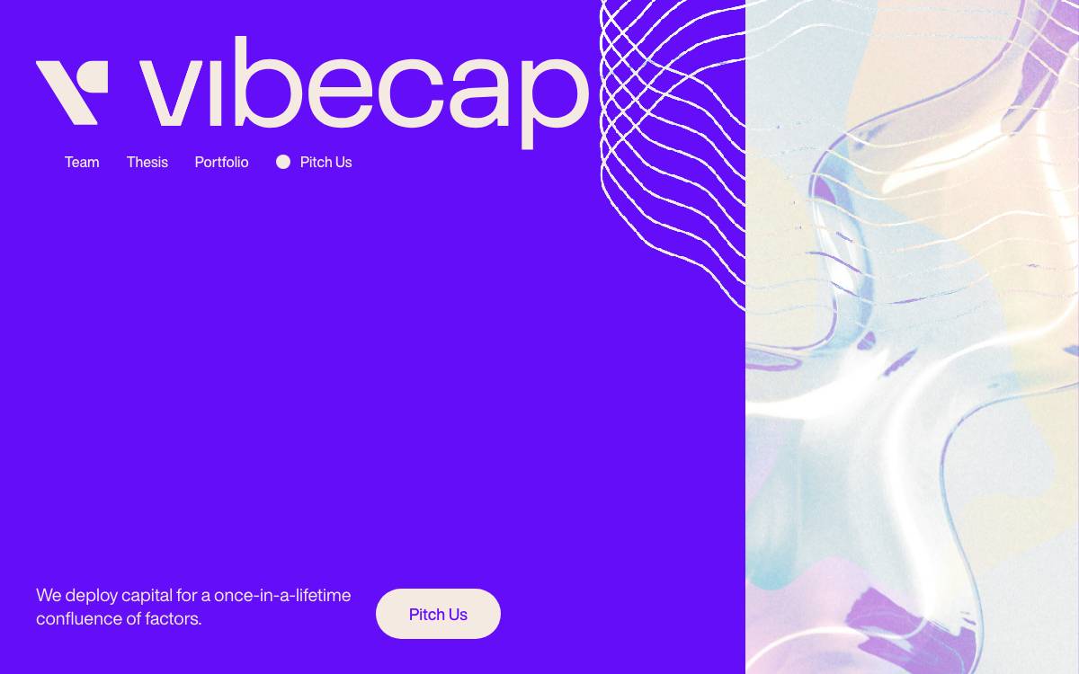 Vibe Capital website preview