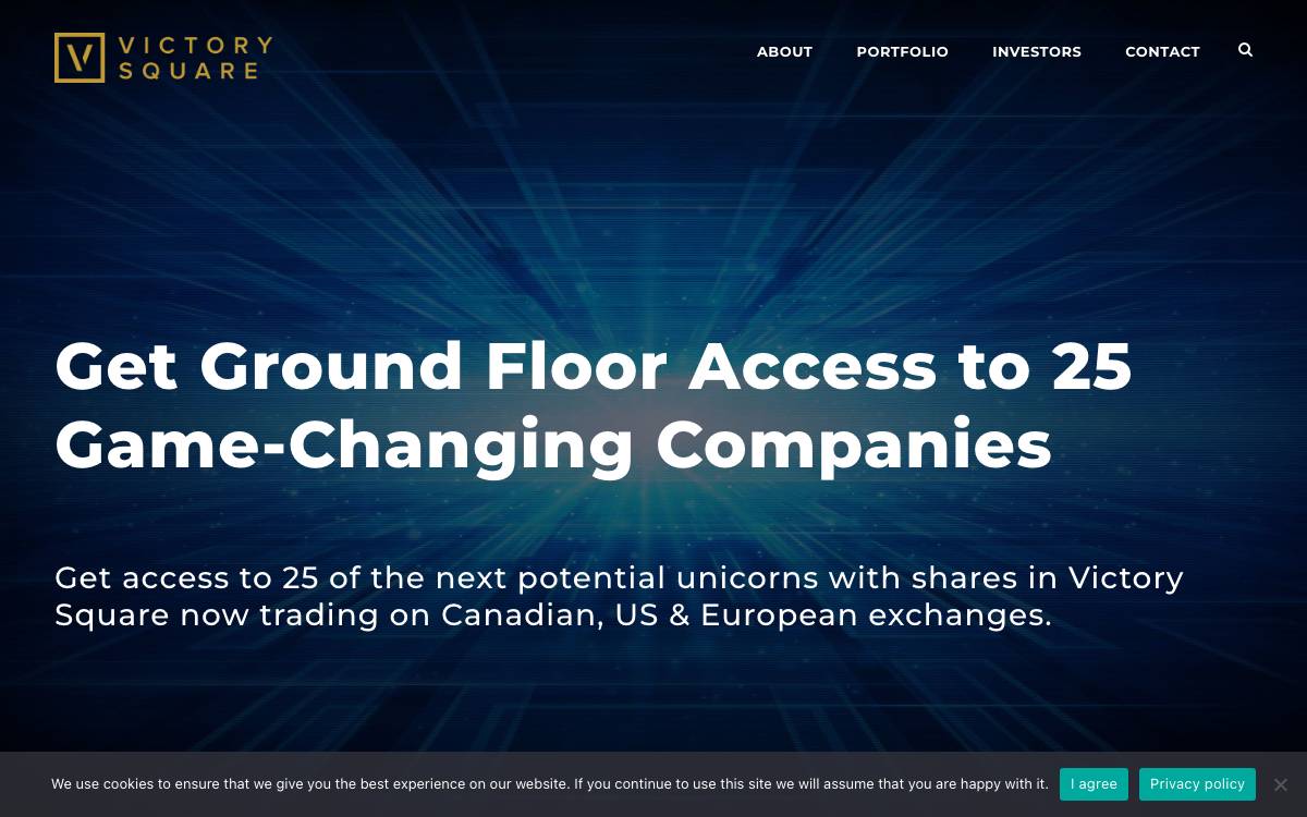 Victory Square Technologies website preview