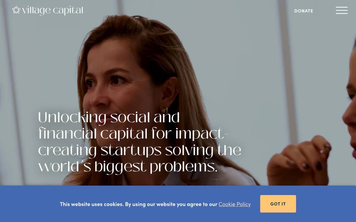 Village Capital website preview