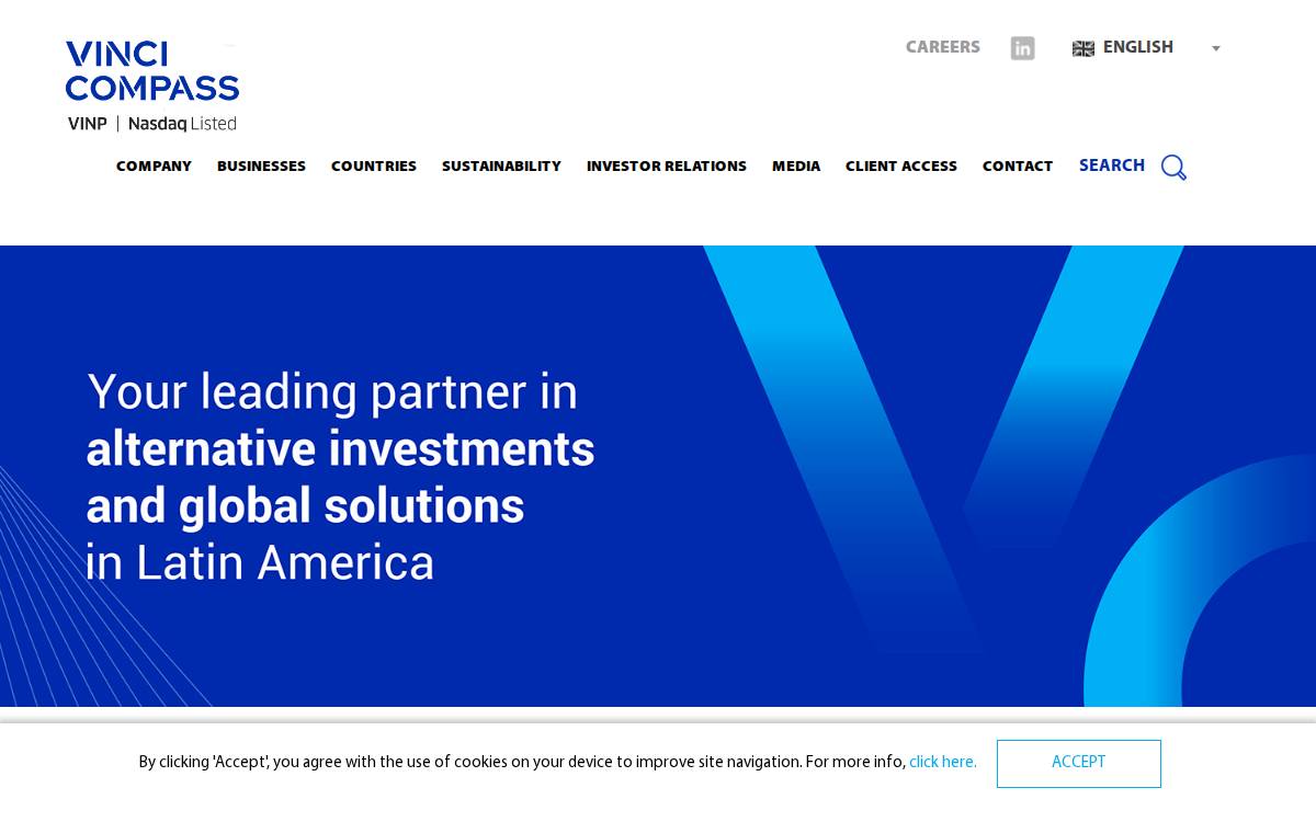 Vinci Partners website preview