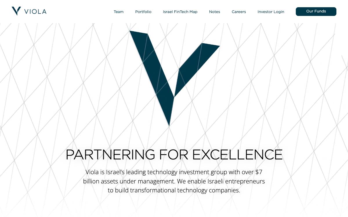 Viola Ventures website preview