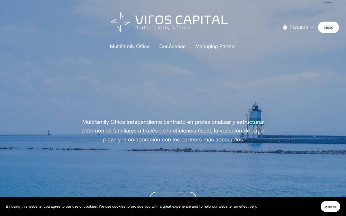 Viros Capital website preview