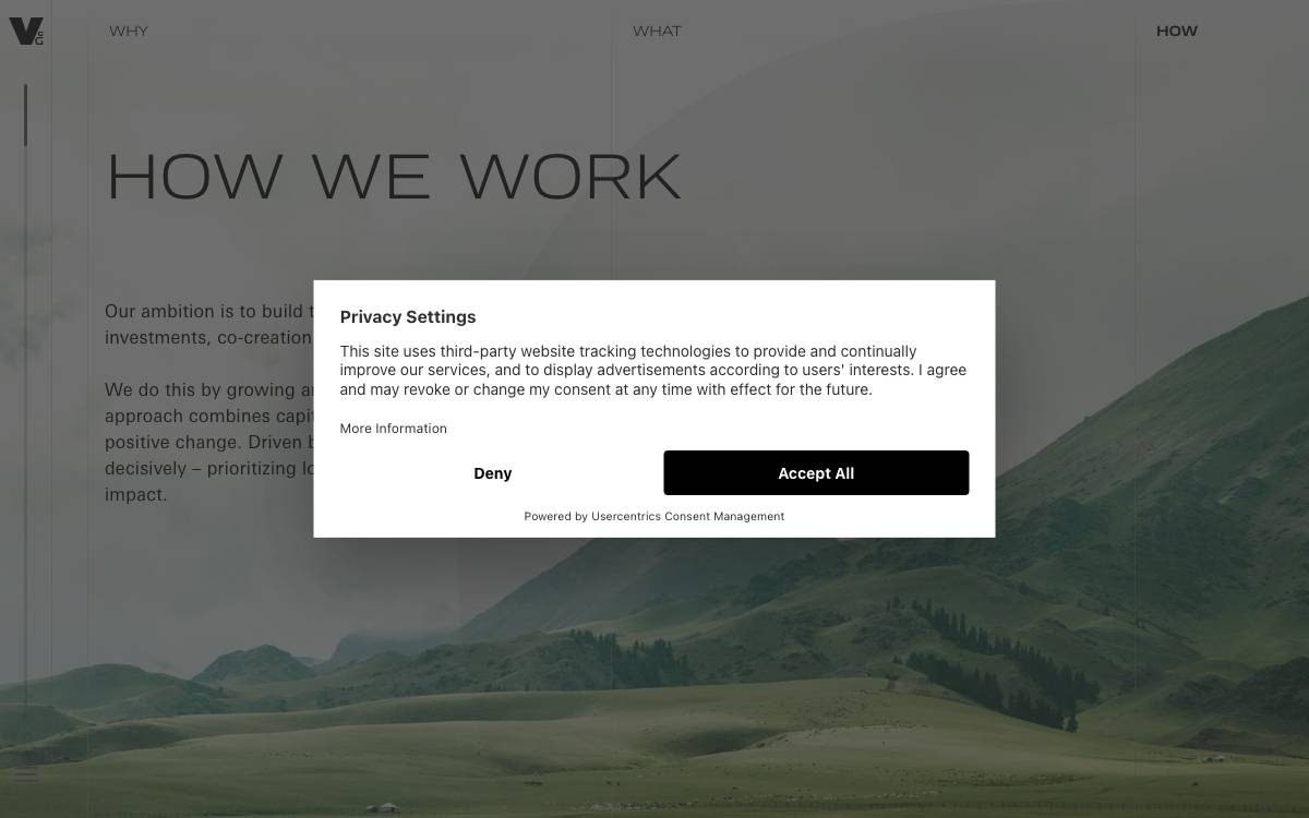 Vito Ventures website preview