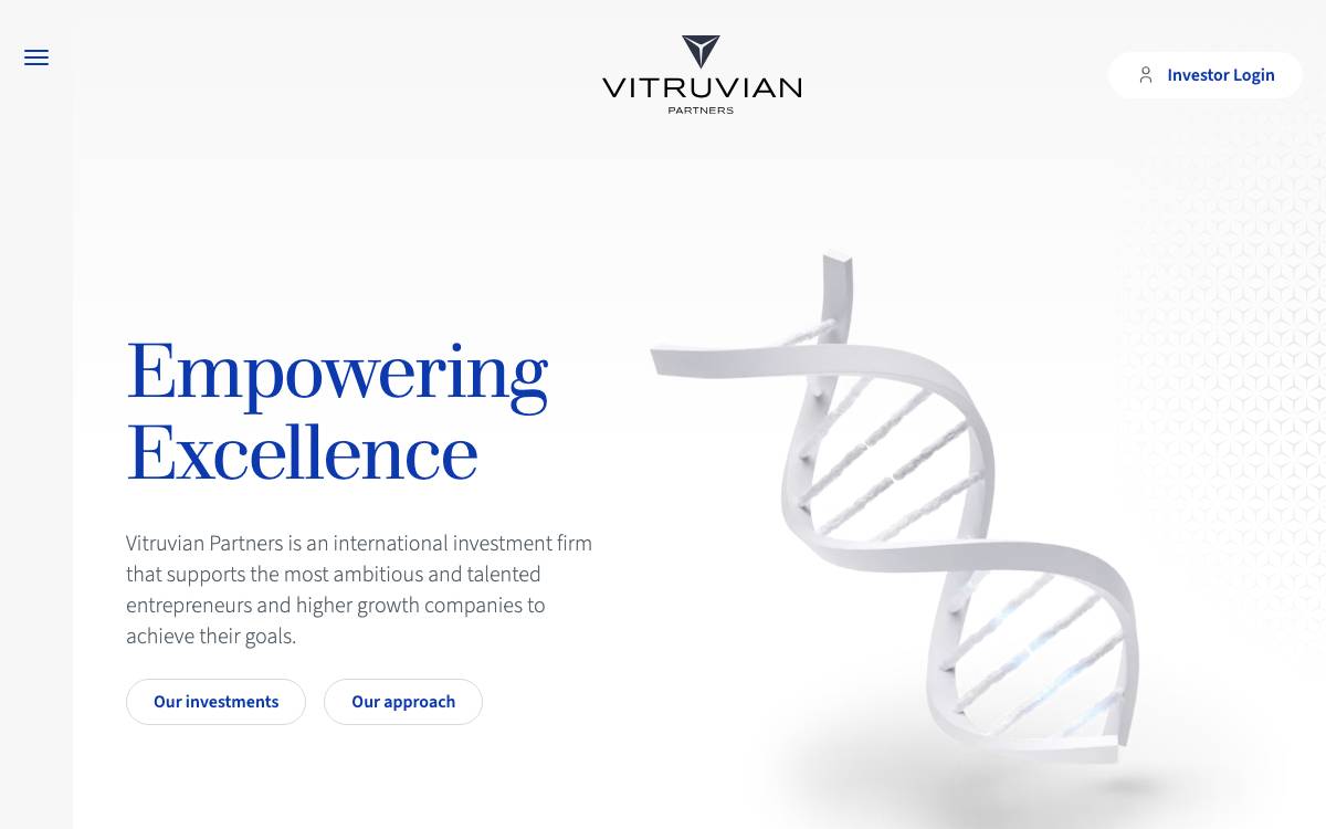 Vitruvian Partners website preview