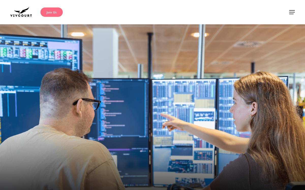 VivCourt Trading website preview