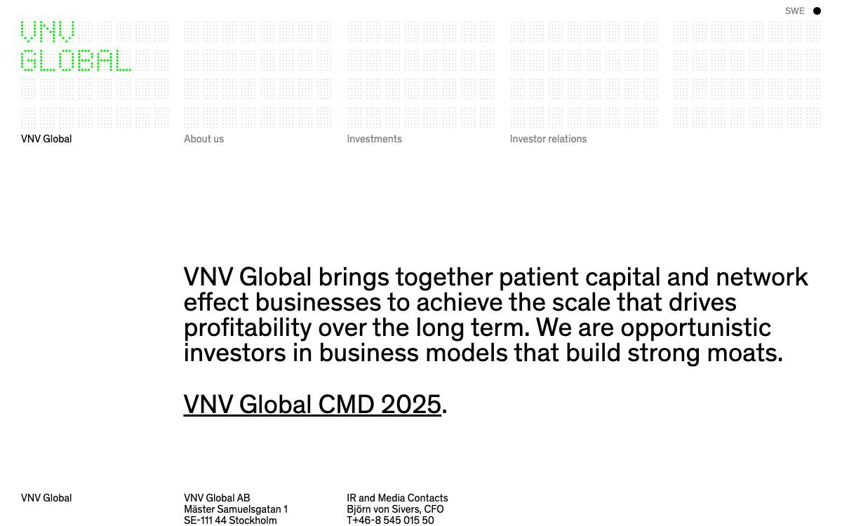 VNV Global website preview