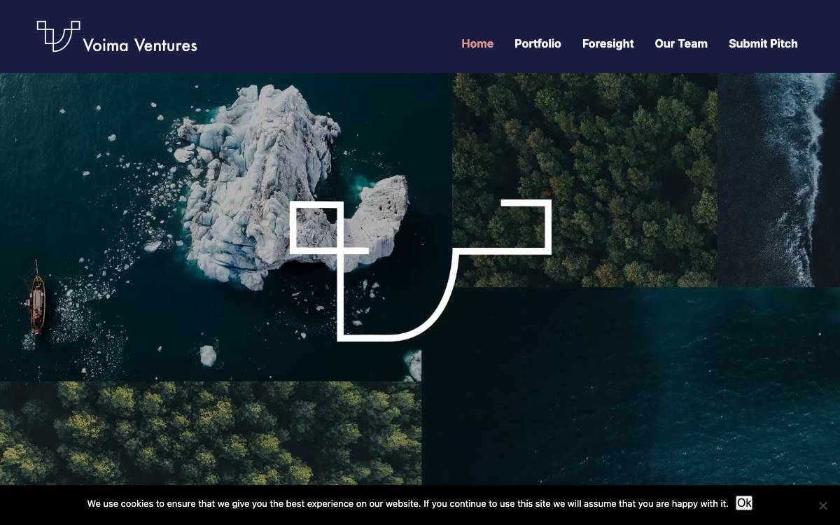 Voima Ventures website preview