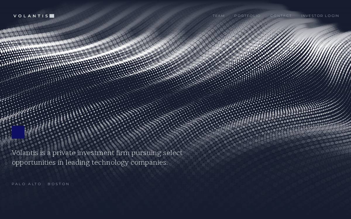 Volantis website preview