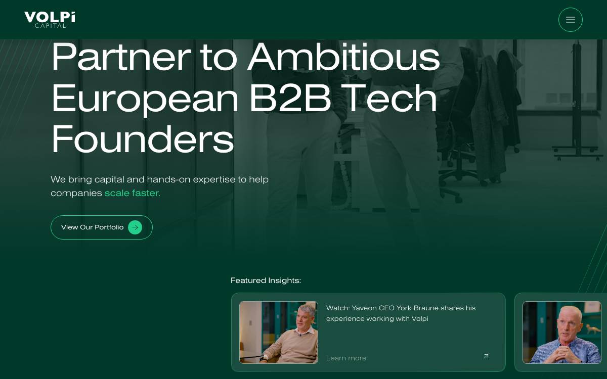 Volpi Capital website preview