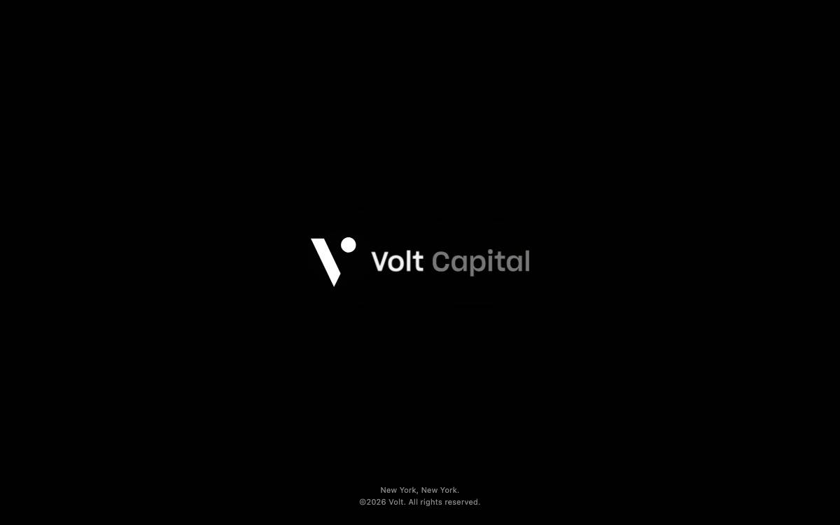 VOLT CAPITAL website preview