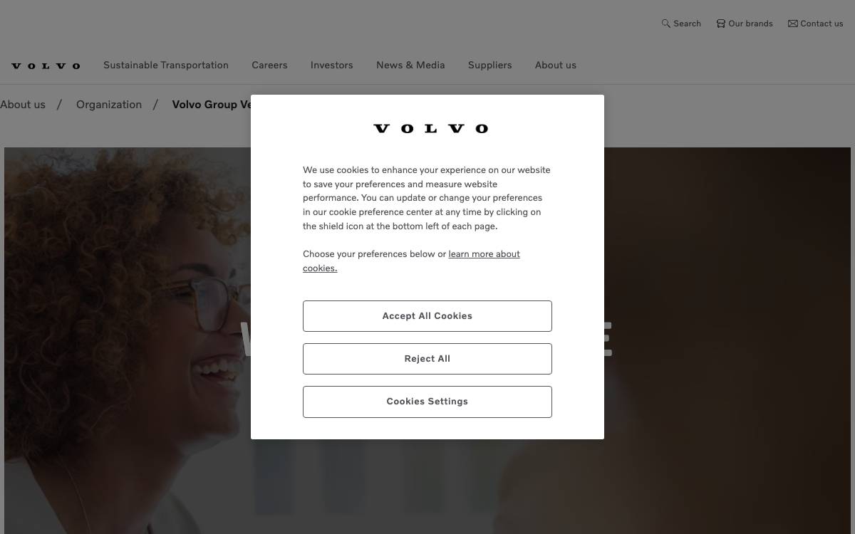 Volvo Group Venture Capital AB website preview