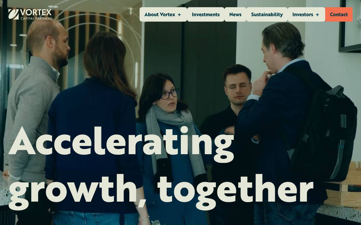 Vortex Capital Partners website preview