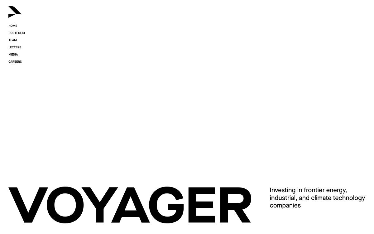 Voyager Partners website preview