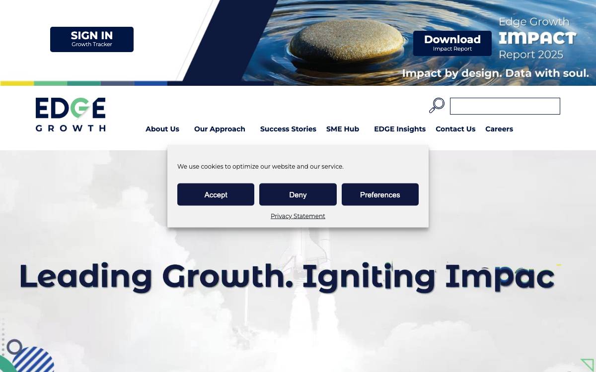 Vumela Fund website preview