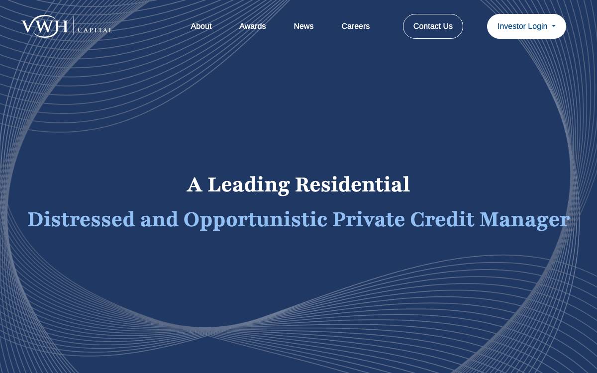 VWH website preview