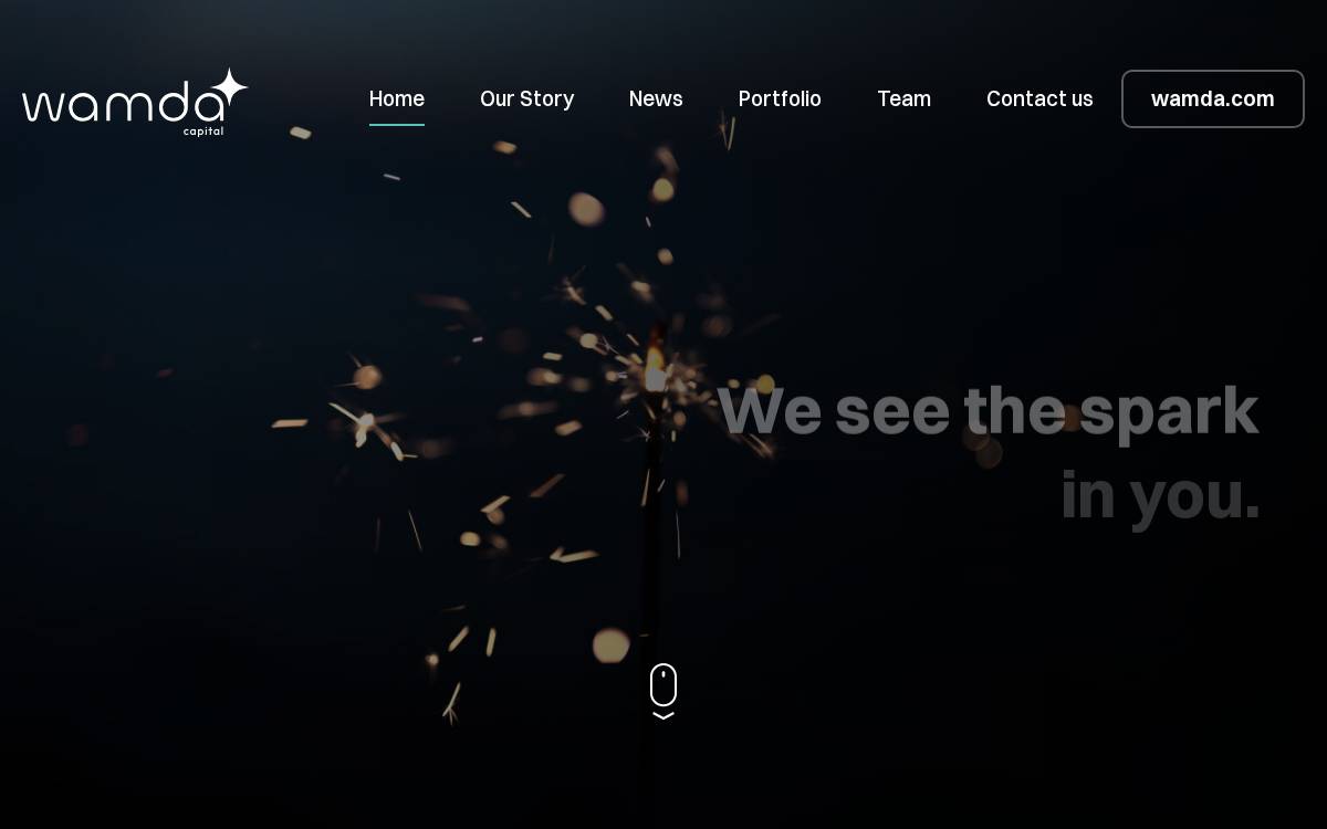 Wamda Capital website preview