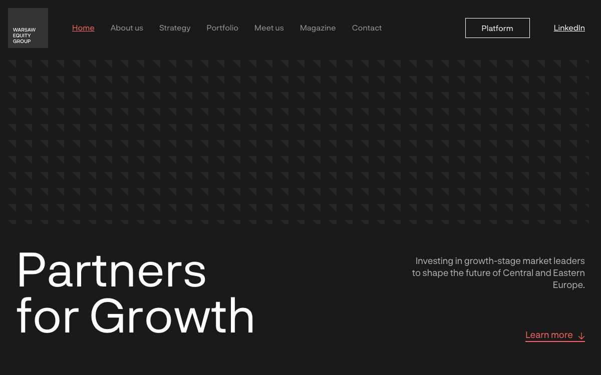 Warsaw Equity Group website preview
