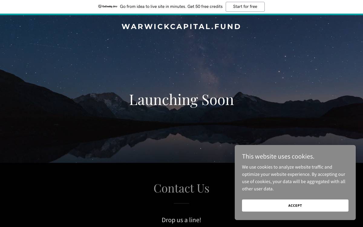 Warwick Capital Management website preview