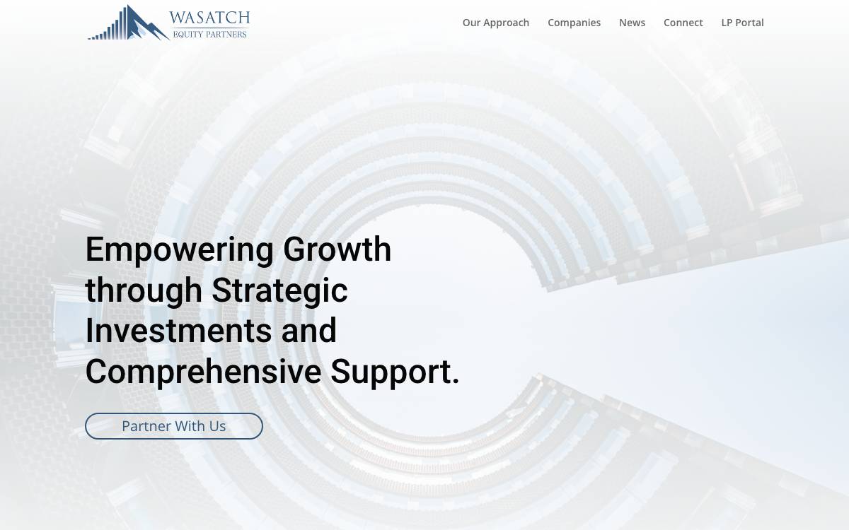 Wasatch Equity Partners website preview