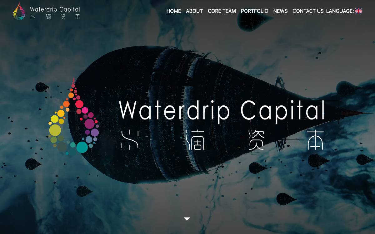 Waterdrip Capital website preview