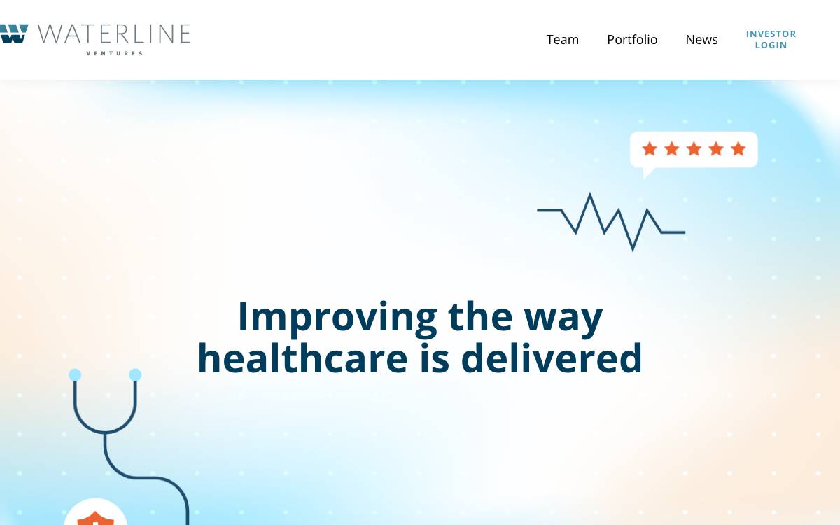 Waterline Ventures website preview