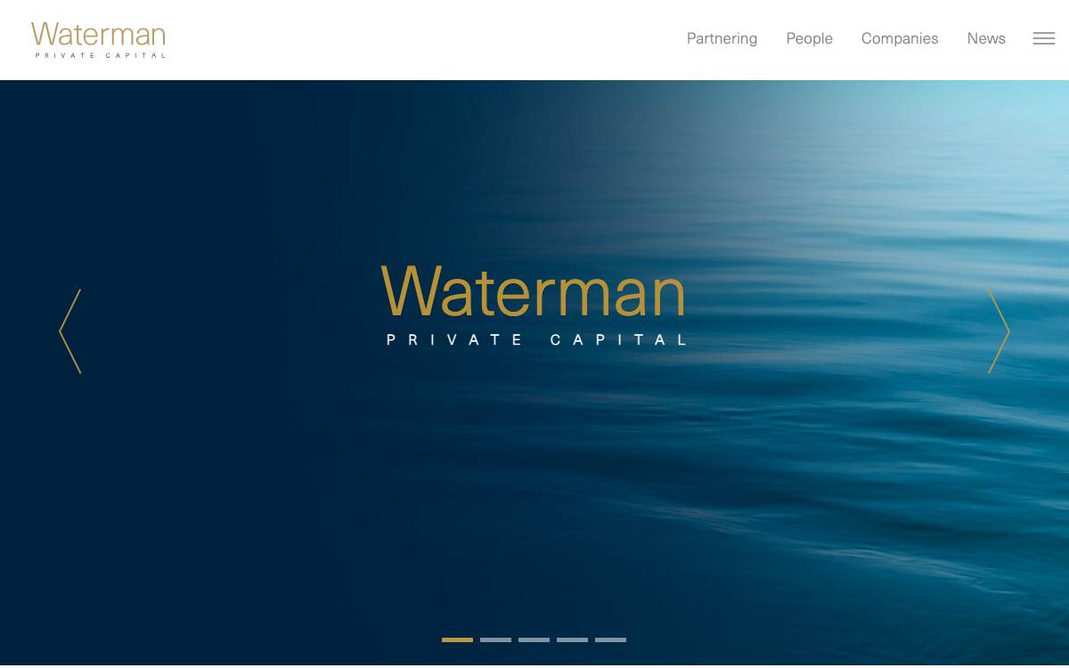 Waterman Capital website preview