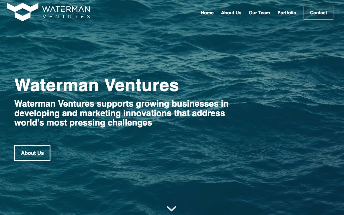 Waterman Ventures website preview