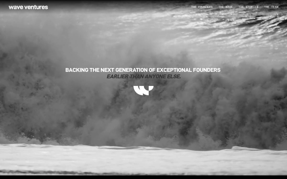 Wave Ventures website preview