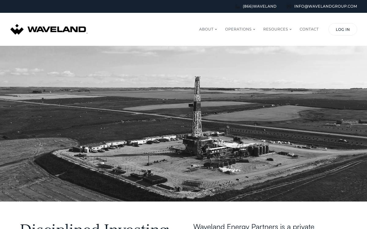 Waveland Venture Partners website preview
