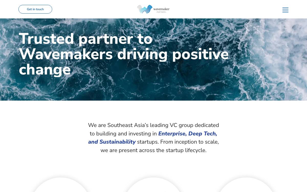 Wavemaker Impact website preview