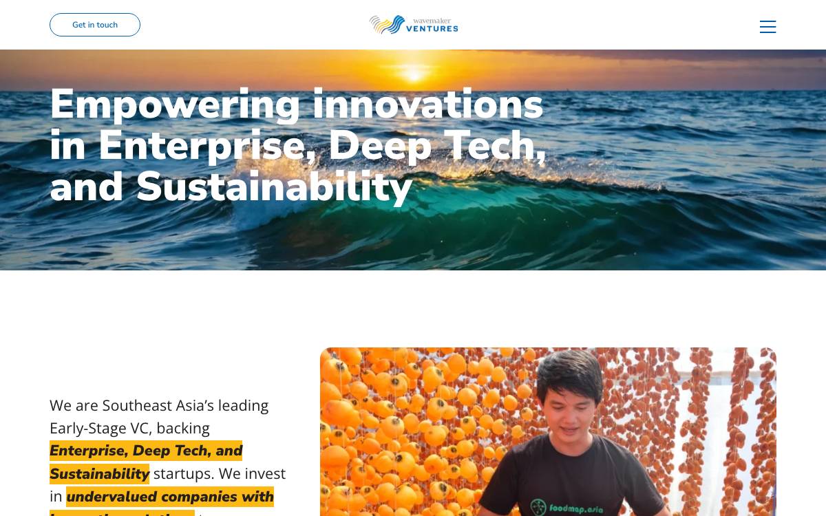 Wavemaker Partners website preview