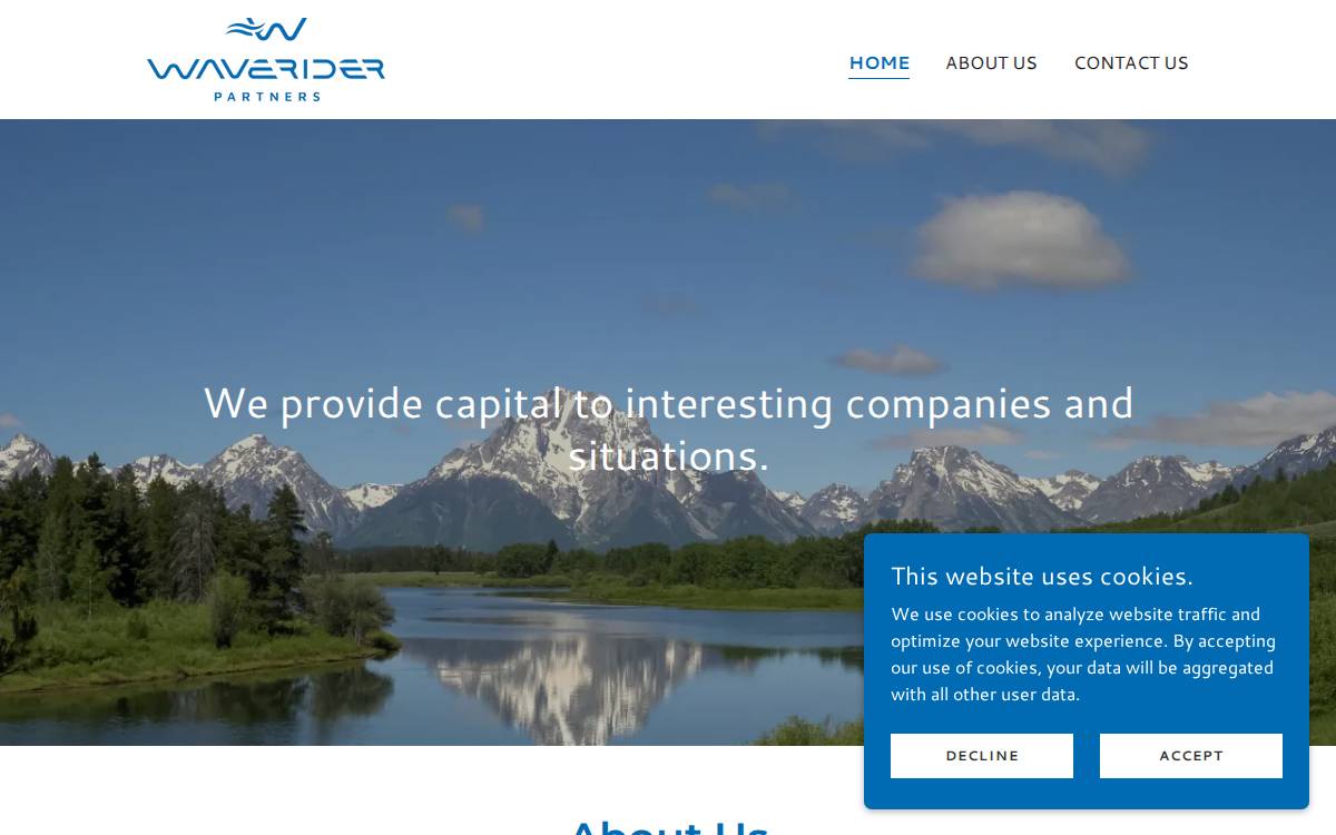 Waveriders website preview