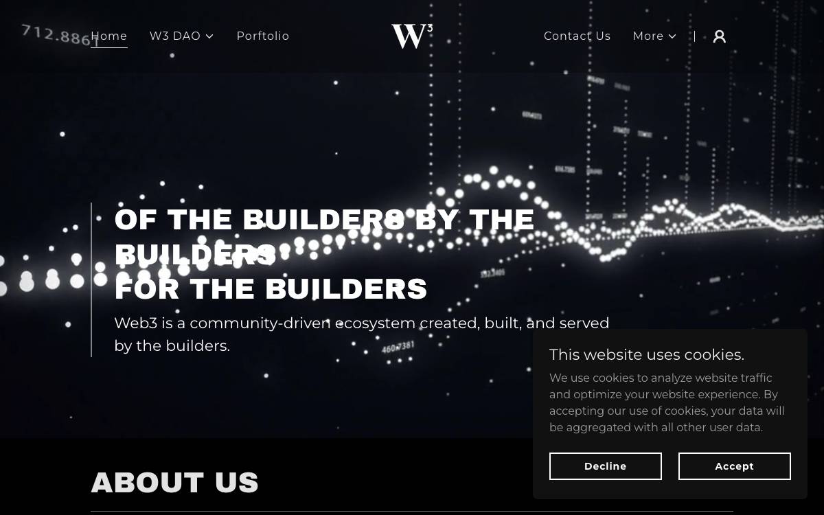 Web3 Capital website preview