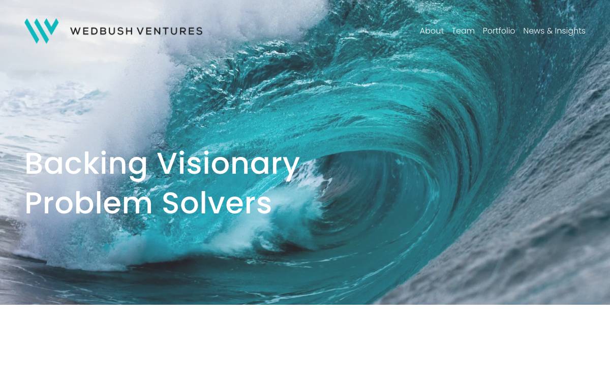 Wedbush Ventures website preview