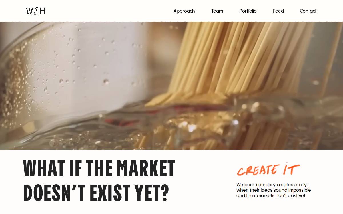 WEH Ventures website preview