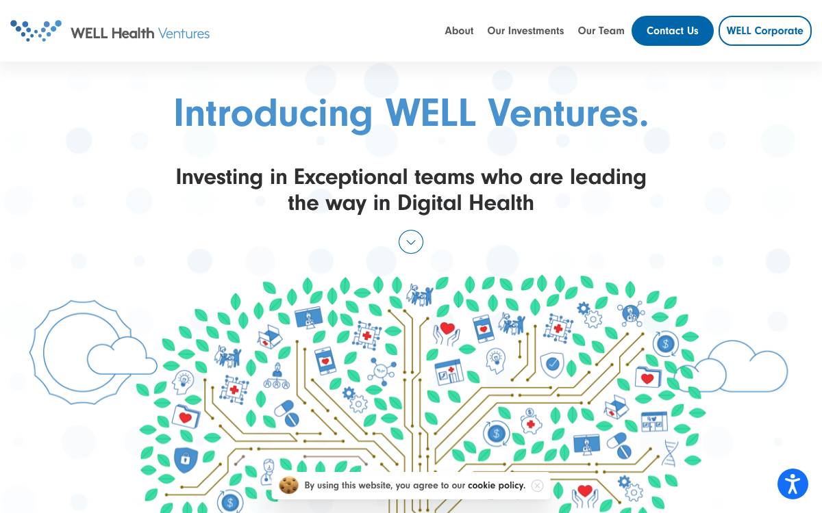 WELL Ventures website preview