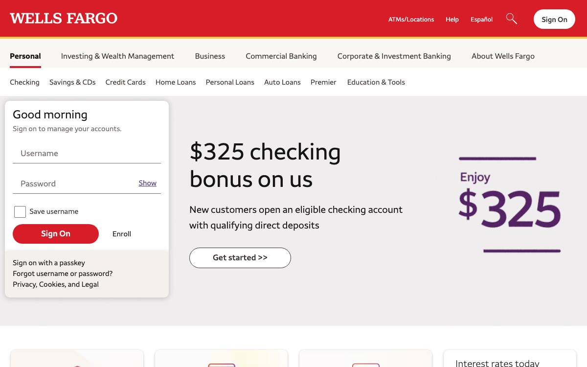 Wells Fargo Strategic Capital website preview