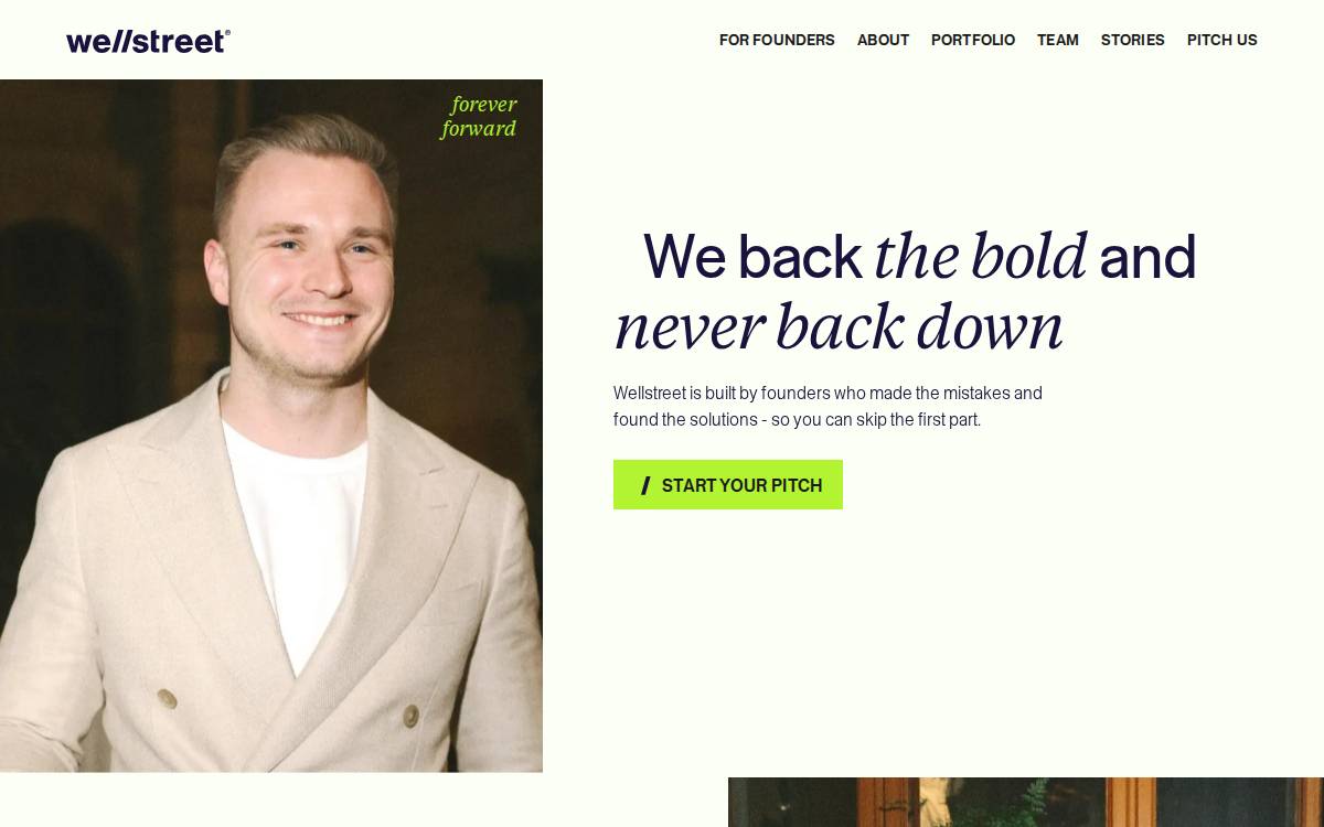 Wellstreet website preview